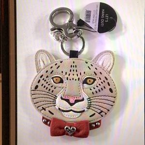 Brighton key fob leopard